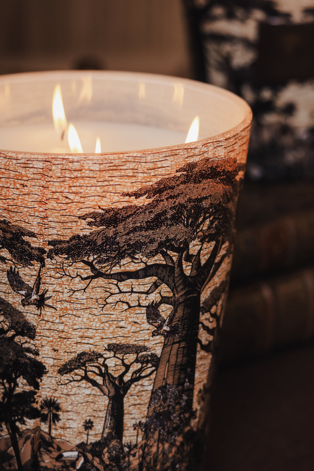 BAOBAB Свеча ароматическая Sacred Trees Mankono: корица, миндаль, кедр