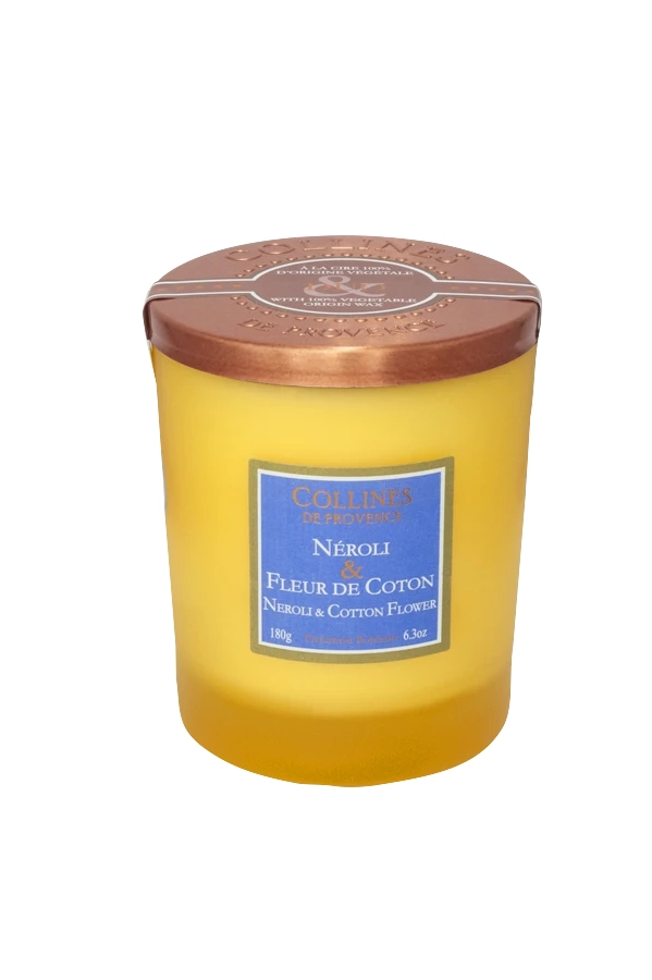 COLLINES DE PROVENCE Свеча ароматическая Neroli and Cotton из коллекции Duo