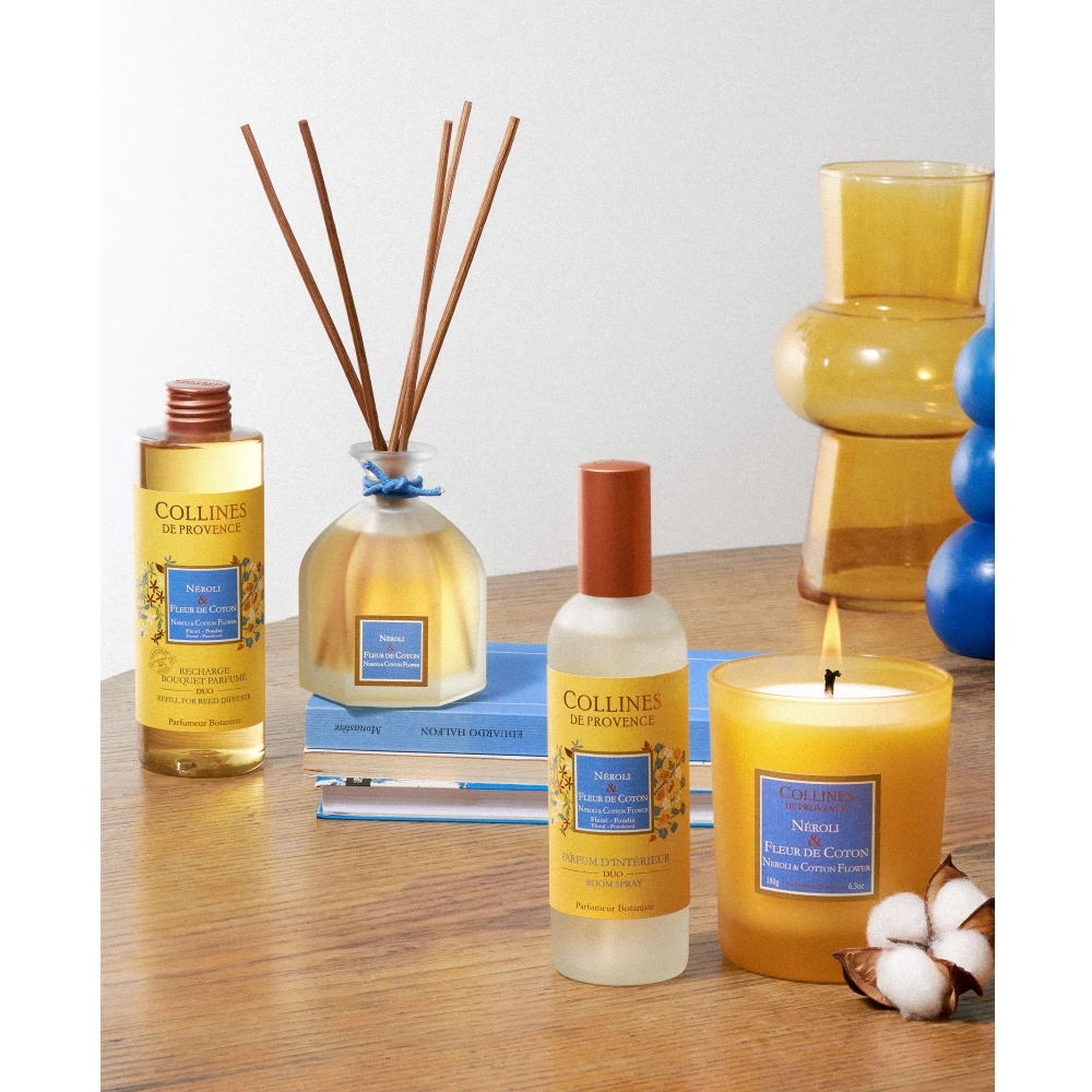 COLLINES DE PROVENCE Спрей ароматический Neroli and Cotton из коллекции Duo