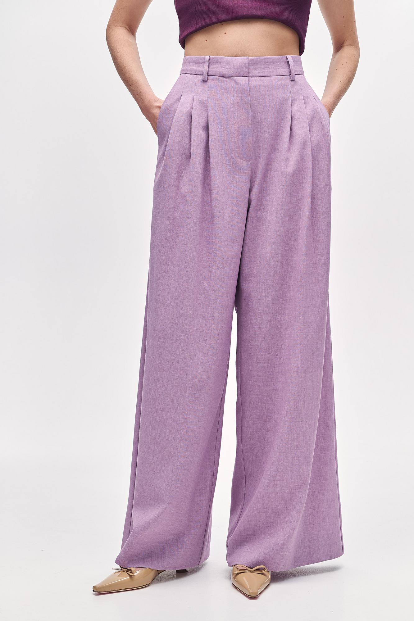 OTTOD'AME Брюки-палаццо оттенка аметист