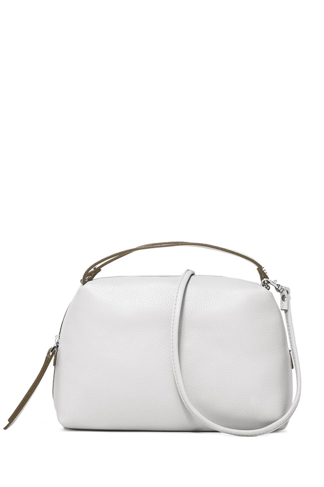 GIANNI CHIARINI  Сумка ALIFA big из премиальной зернистой кожи оттенка мрамора