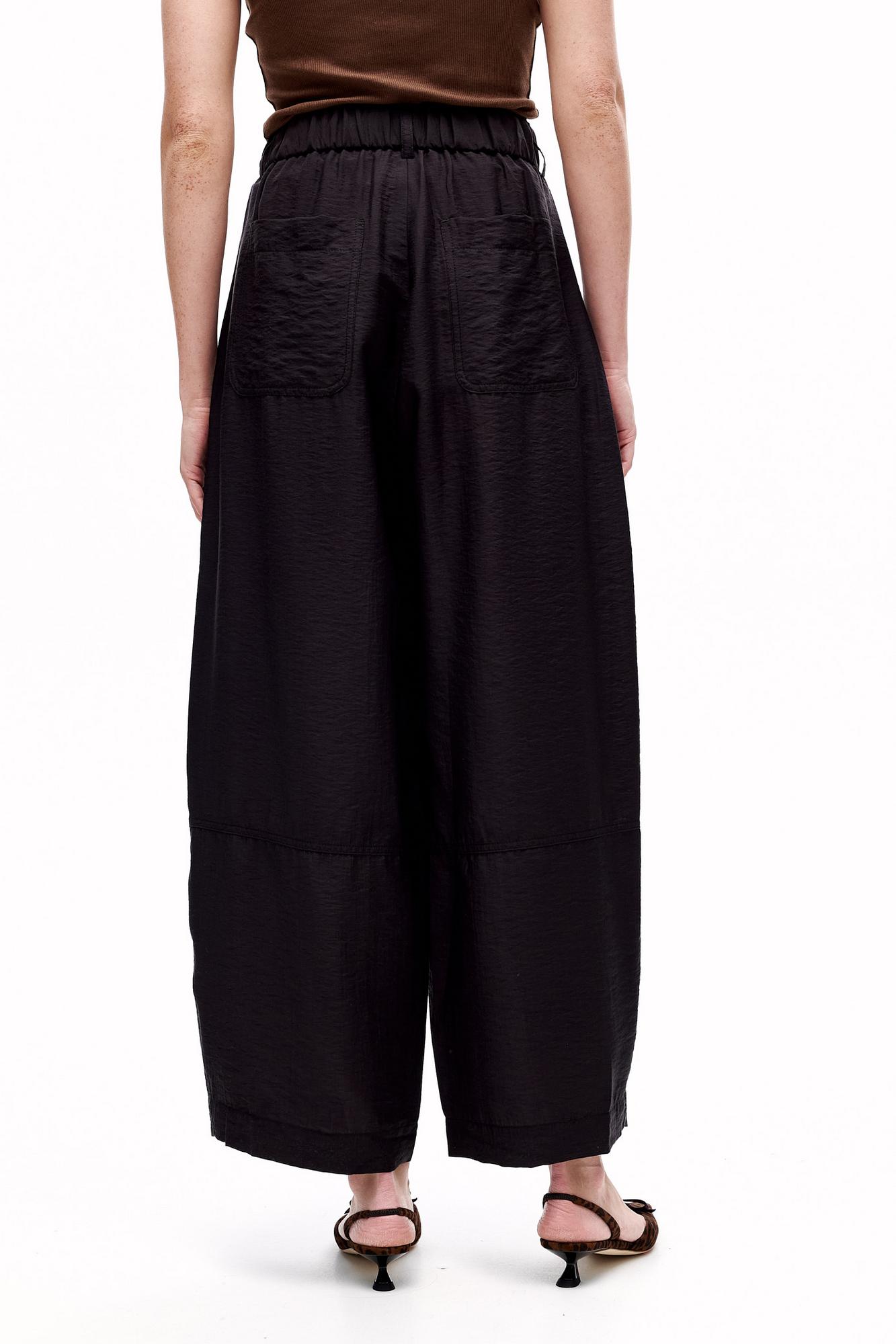 TELA Брюки NUCLEO balloon fit из воздушного тенселя оттенка эспрессо