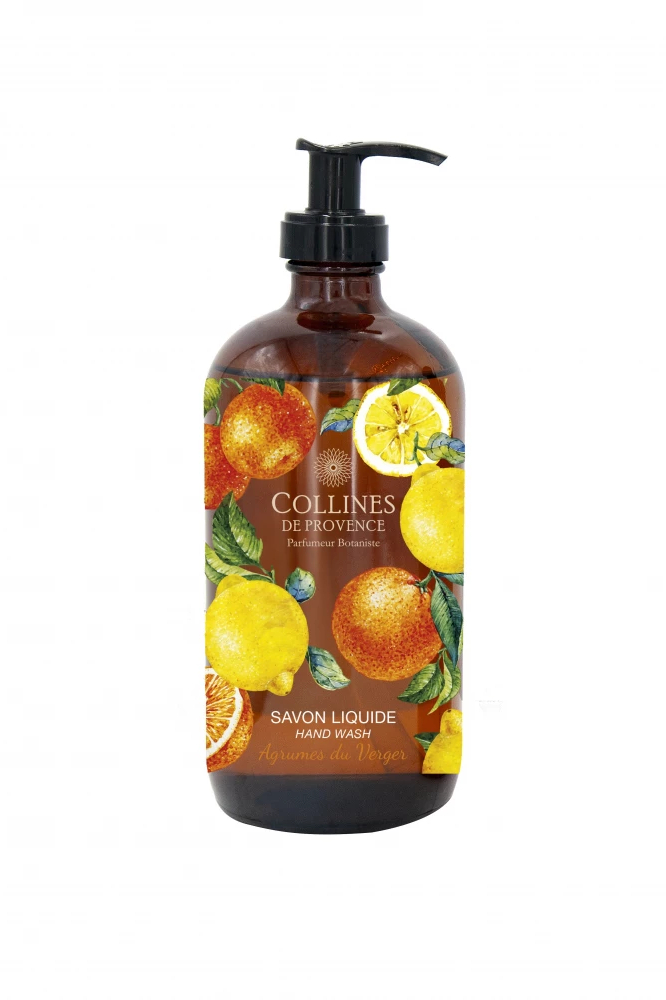 COLLINES DE PROVENCE Жидкое парфюмированное мыло с ароматом Citrus Orchard Glow из Spa коллекции