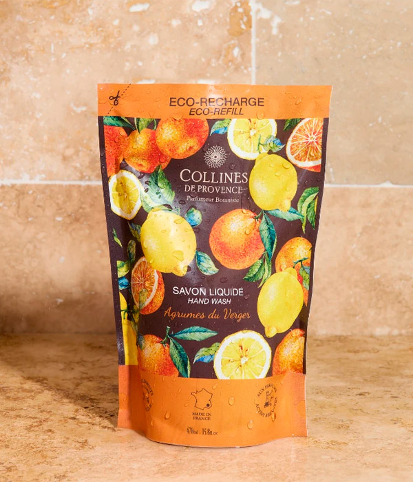 COLLINES DE PROVENCE Рефил жидкого парфюмированного мыла Citrus Orchard Glow