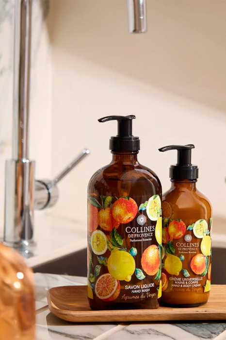 COLLINES DE PROVENCE Крем парфюмированный Citrus Orchard Glow из Spa коллекции
