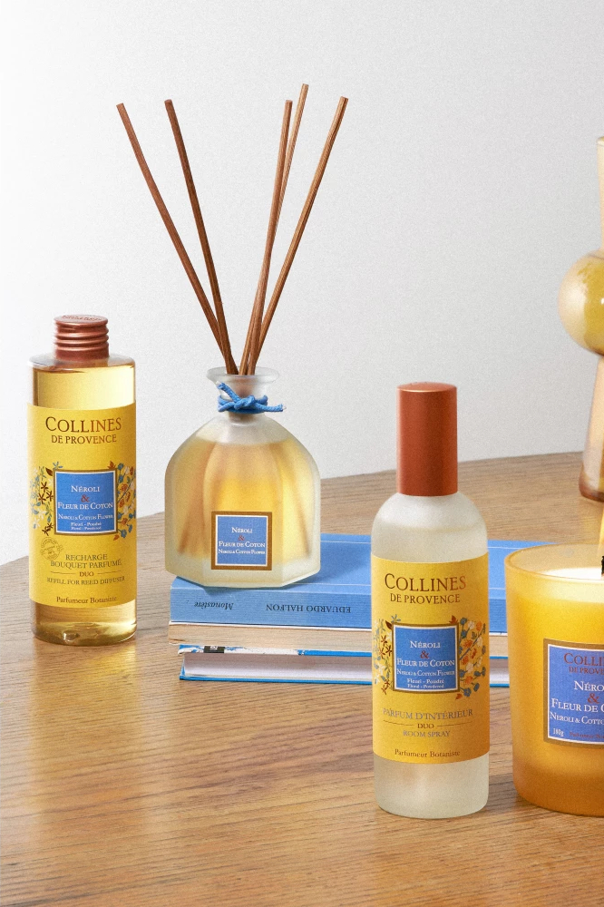 COLLINES DE PROVENCE Рефил для диффузора Neroli and Cotton из коллекции Duo
