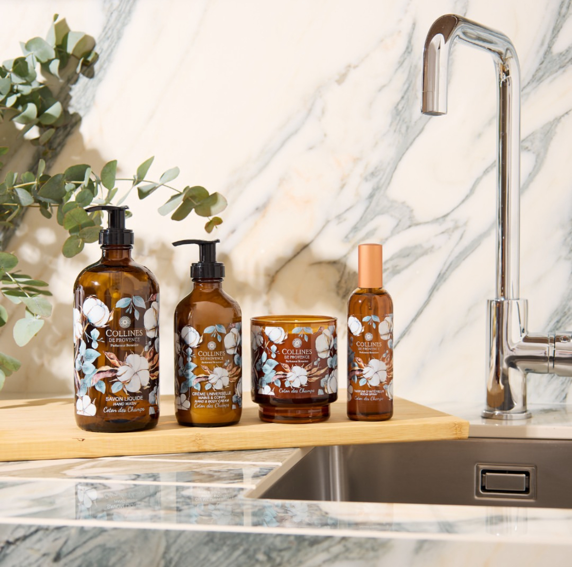COLLINES DE PROVENCE Спрей с ароматом Cotton Breeze из Spa коллекции