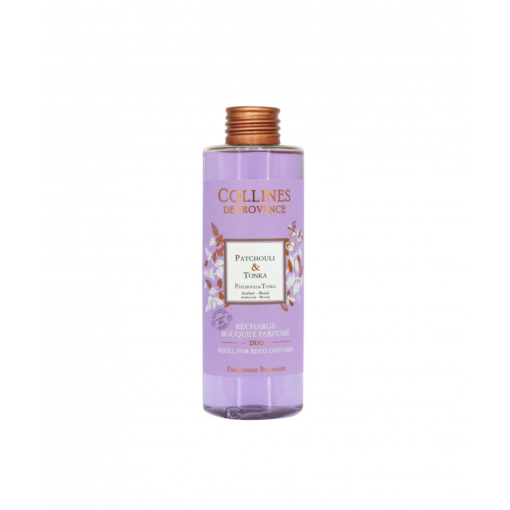 COLLINES DE PROVENCE Рефил для диффузора Patchouli and Tonka из коллекции Duo