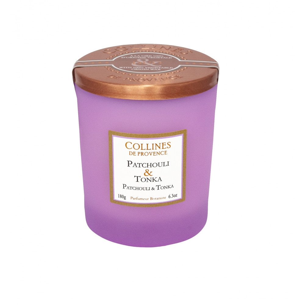 COLLINES DE PROVENCE Свеча ароматическая Patchouli and Tonka из коллекции Duo