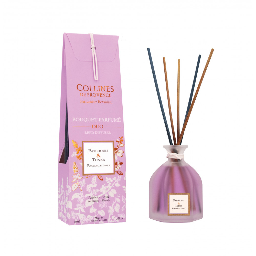 COLLINES DE PROVENCE Диффузор Patchouli and Tonka из коллекции Duo