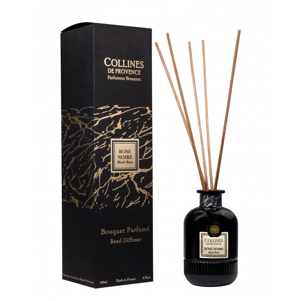 COLLINES DE PROVENCE Диффузор Black Rose из премиальной коллекции Fleurs & Ecorces