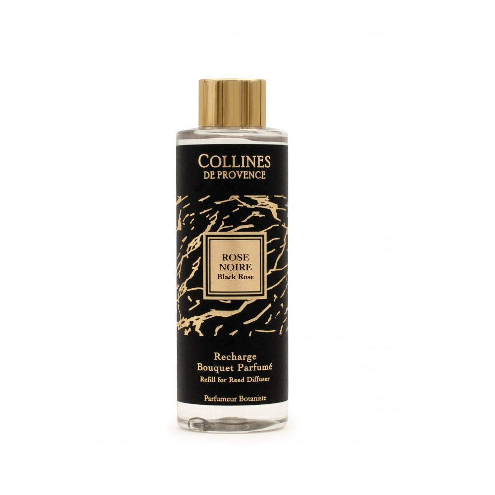 COLLINES DE PROVENCE Рефил для диффузора Black Rose из премиальной коллекции Fleurs & Ecorces