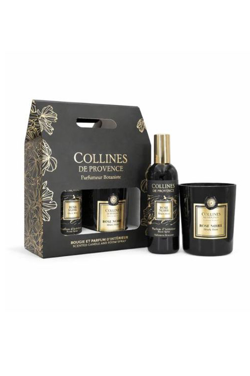 COLLINES DE PROVENCE Подарочный набор Black Rose из премиальной коллекции Fleurs & Ecorces
