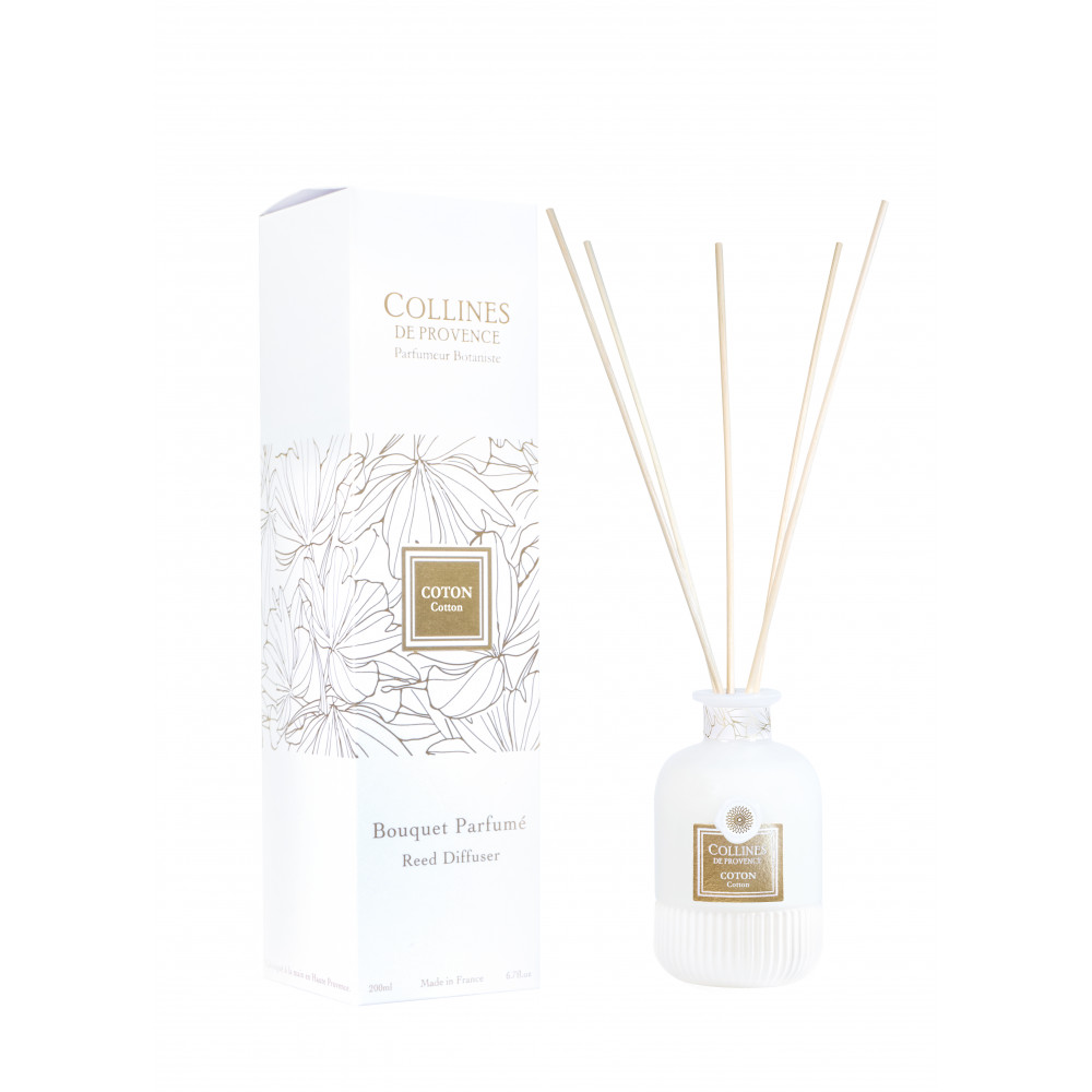 COLLINES DE PROVENCE Диффузор Cotton из премиальной коллекции Fleurs & Ecorces