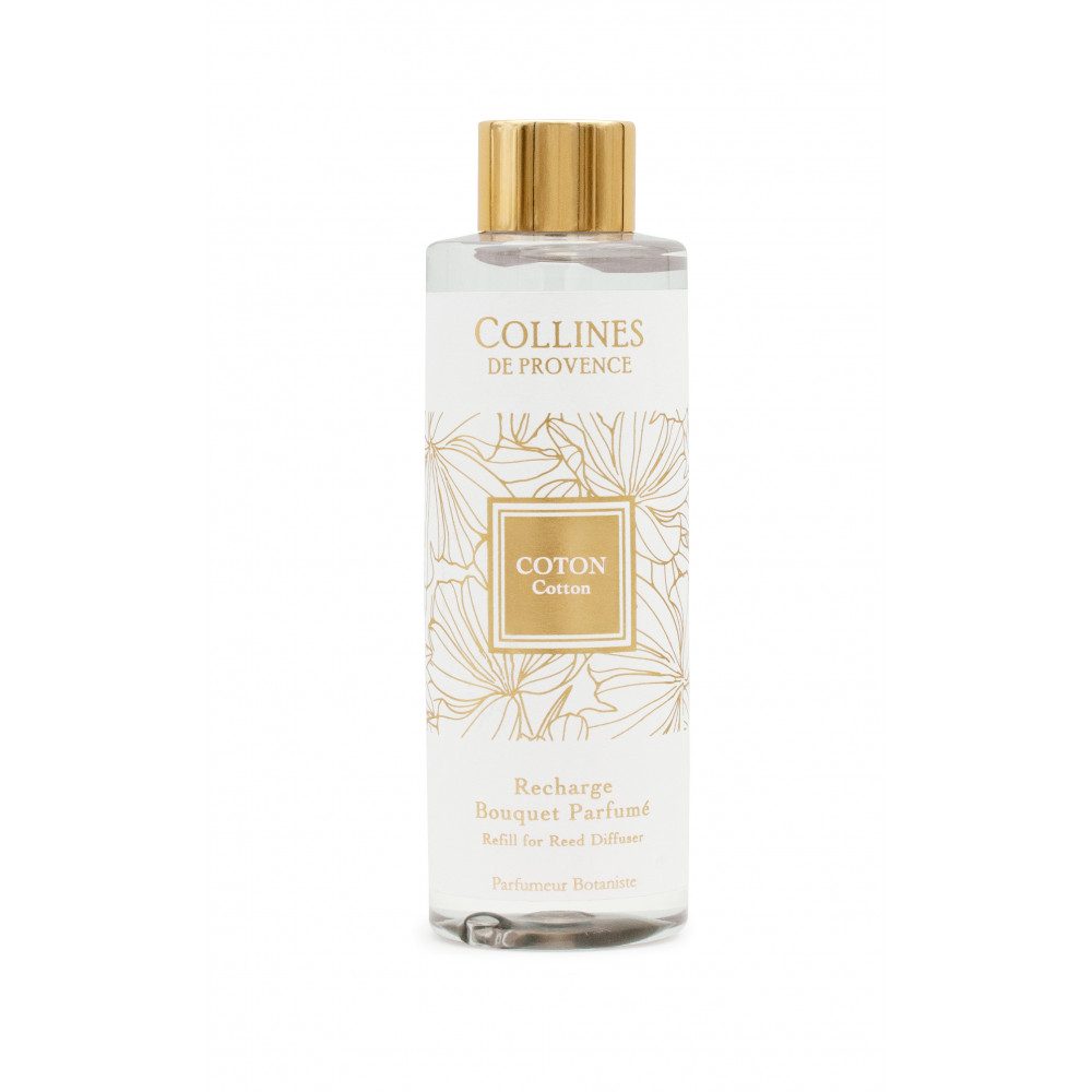 COLLINES DE PROVENCE Рефил для диффузора Cotton из премиальной коллекции Fleurs & Ecorces