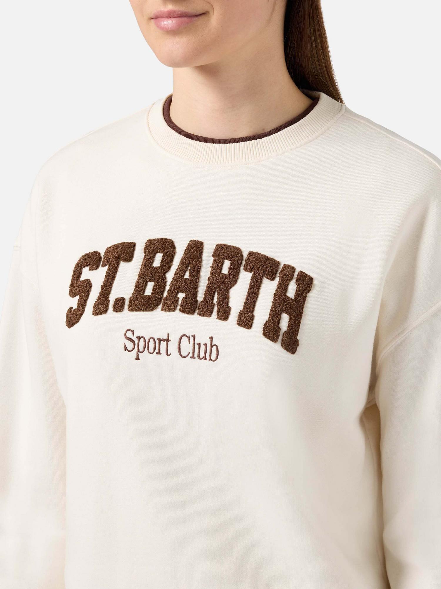 MC2 Saint Barth Свитшот из органического хлопка белый