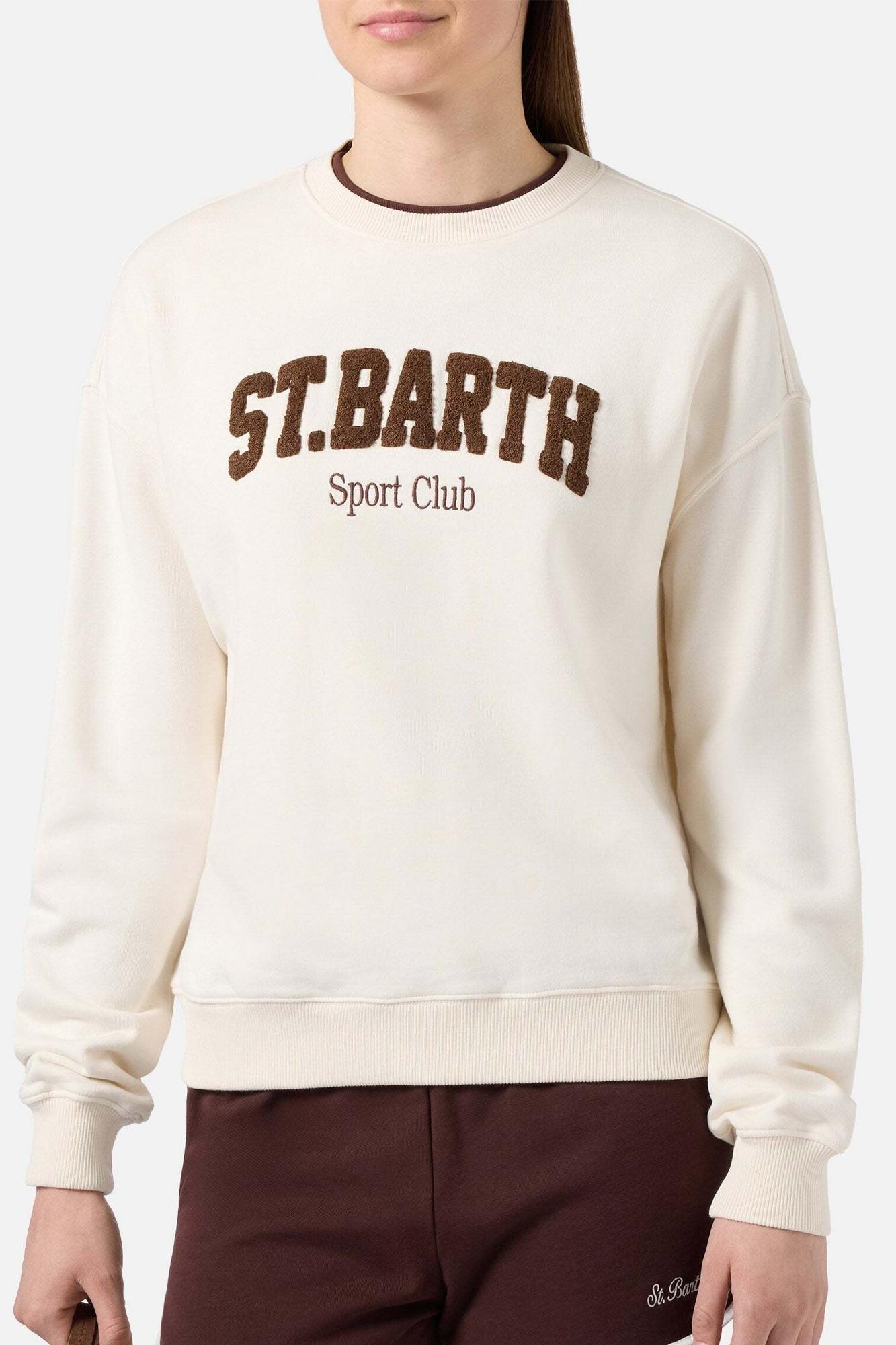 MC2 Saint Barth Свитшот из органического хлопка белый