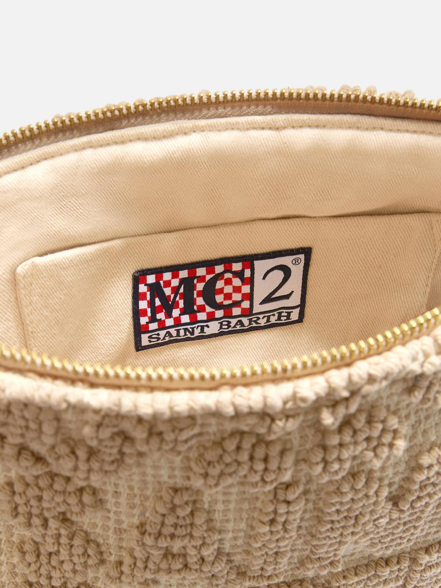 MC2 SAINT BARTH Косметичка из хлопка в технике Макраме