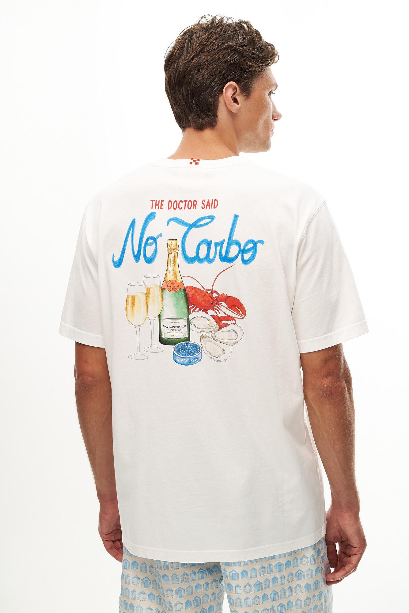 MC2 Saint Barth Футболка из органического хлопка с принтом «No carbo»