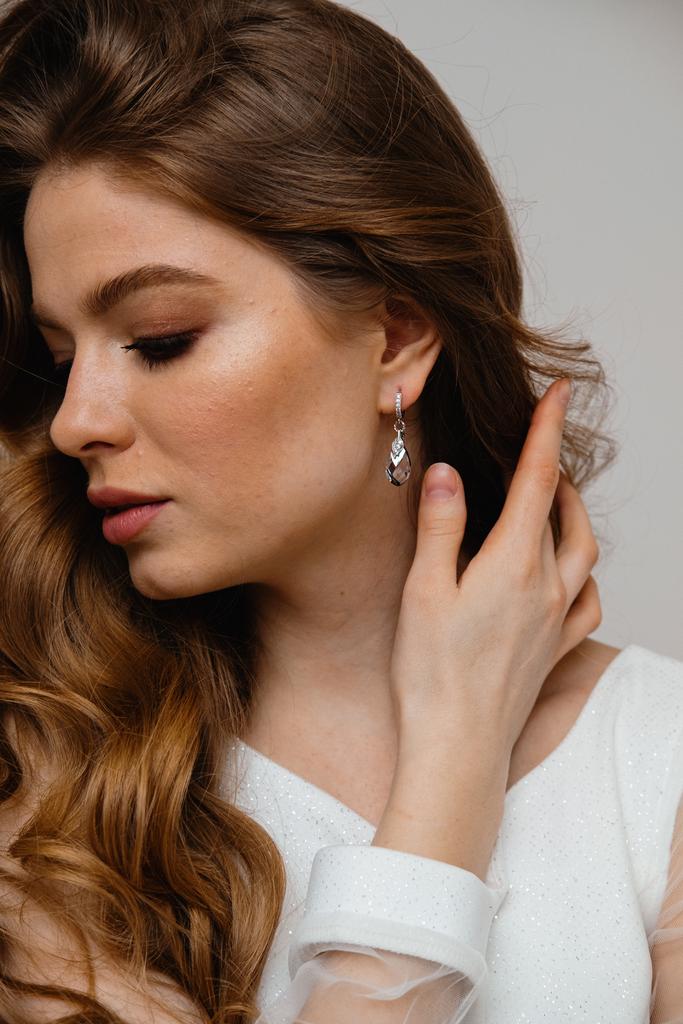 Серьги для невесты 136