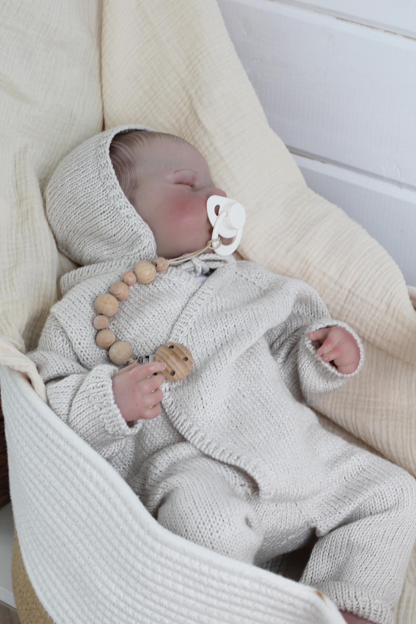 Комбинезон с шапочкой молочный