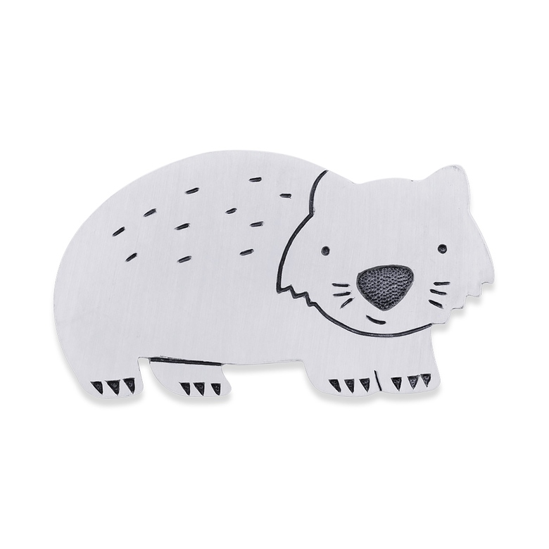 Вомбат брошь