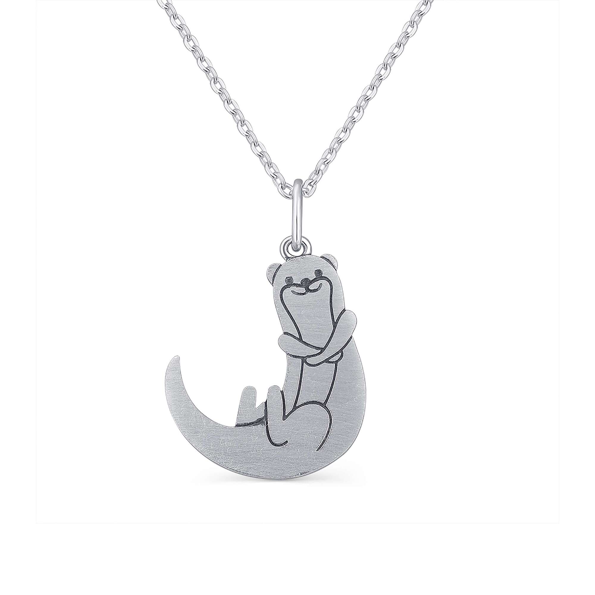 Выдра кулон