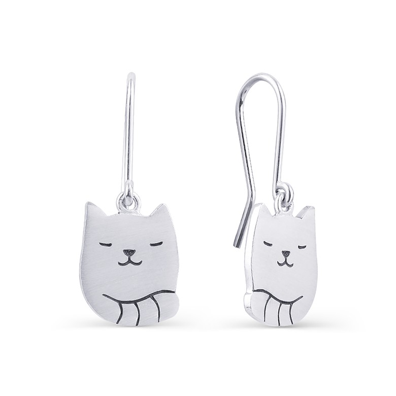 Коты серьги на швензах