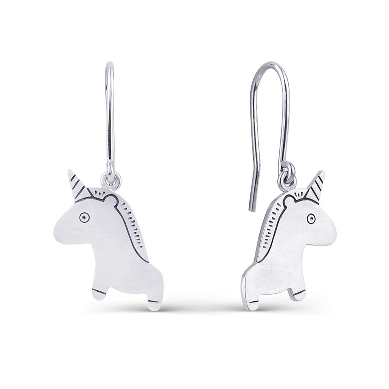 Единороги серьги на швензах