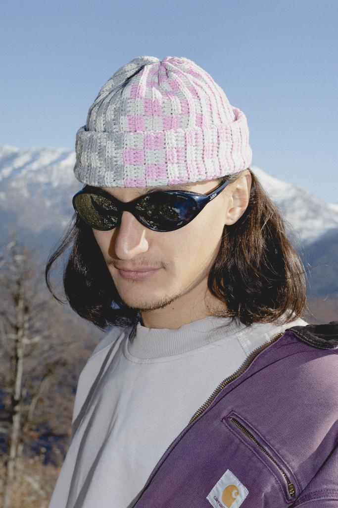 Бини Twins Grey Pink