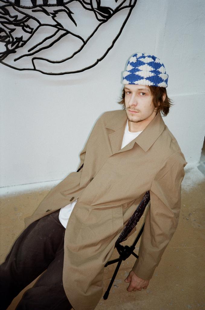 Бини Rhomb blue&white