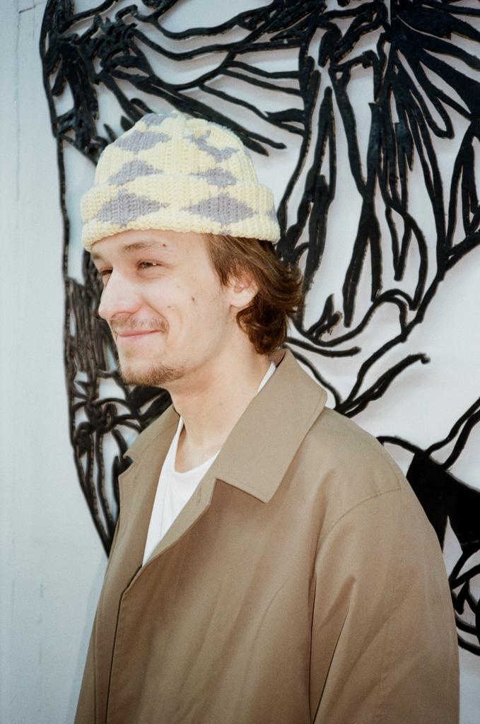 Бини Rhomb yellow&grey