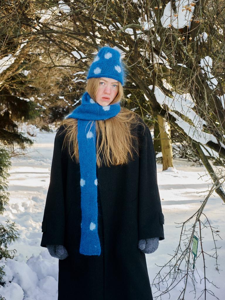 Шарф Snake Dots Blue