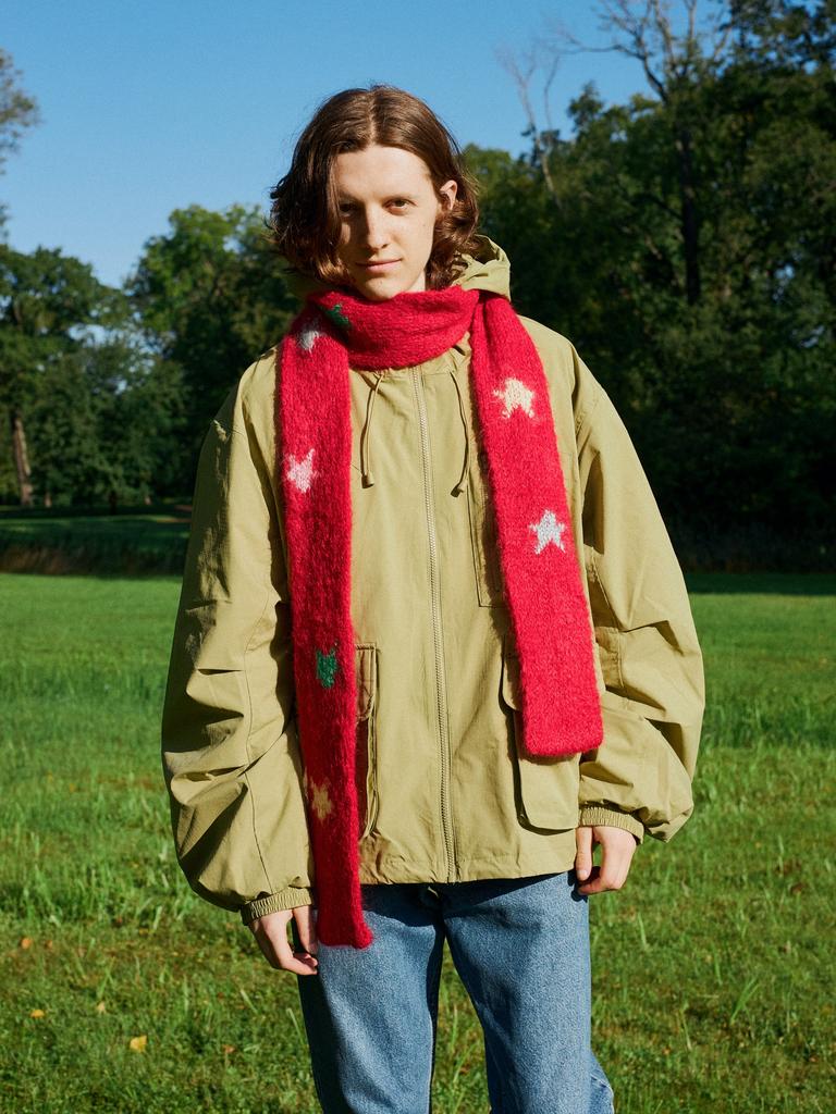 Шарф Snake Star Red