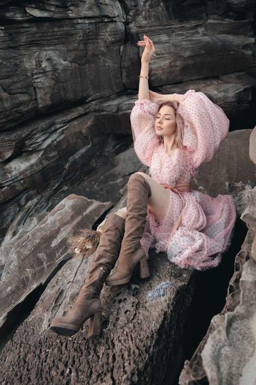 Зефирное будуарное платье