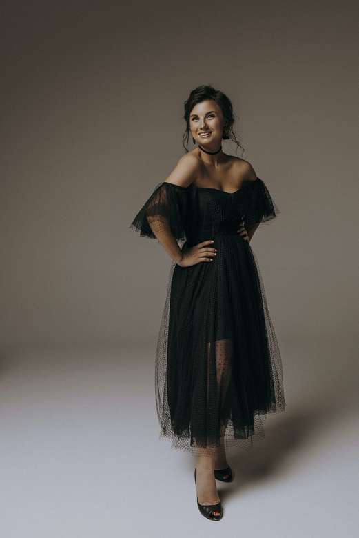 Черное миди платье в сеточку