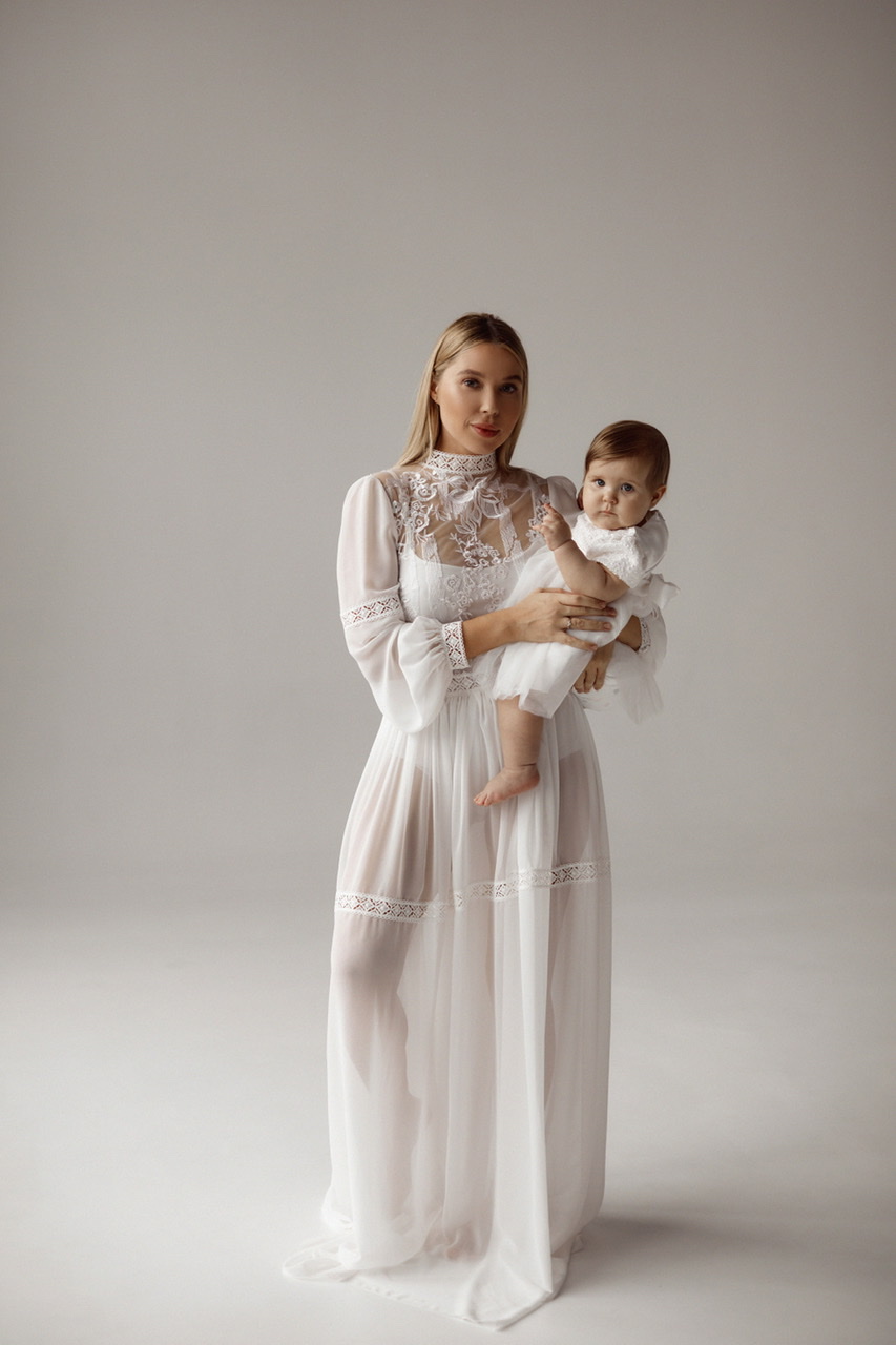 Будуарное платье в стиле бохо