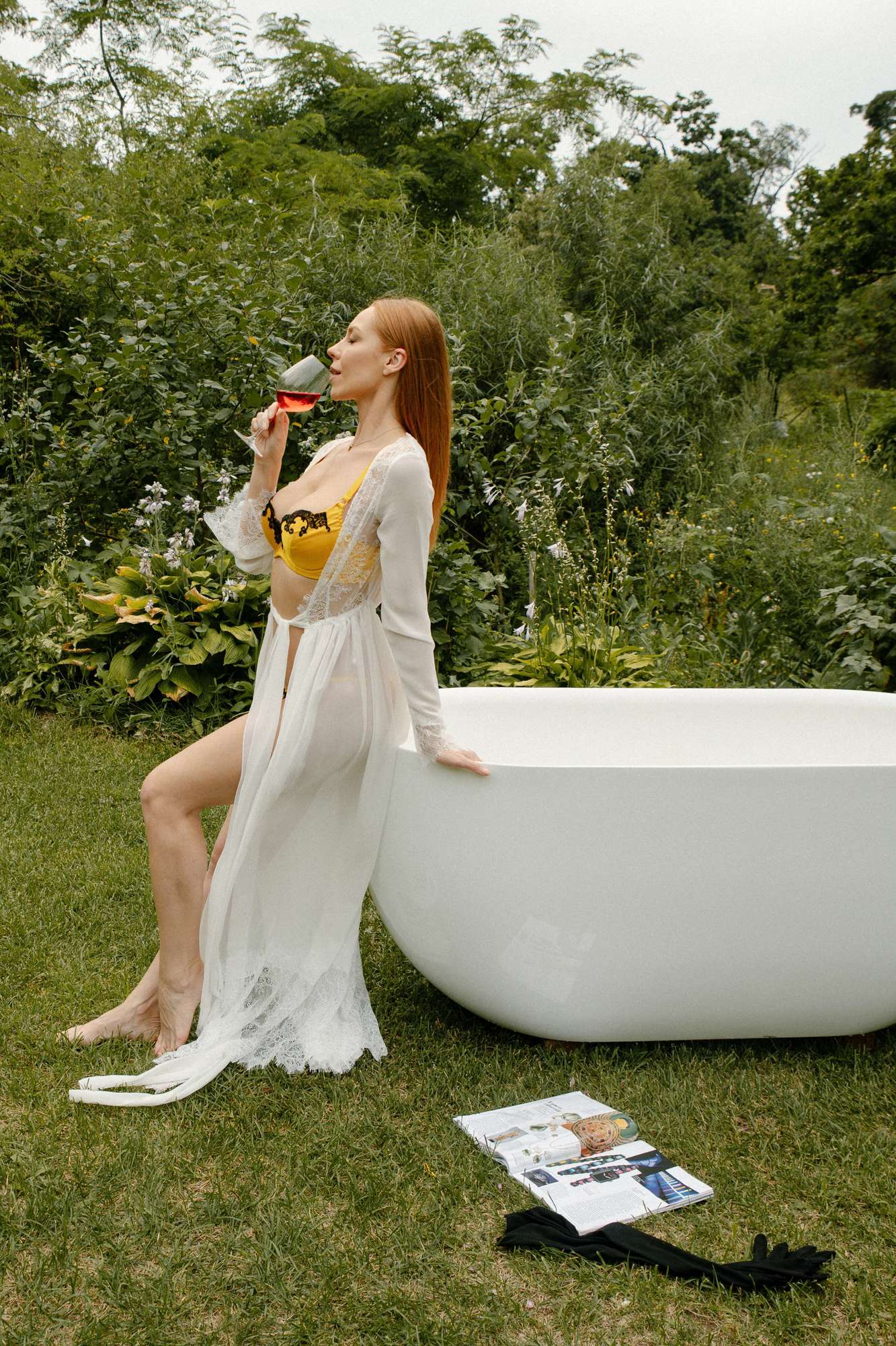 Шифоновое будуарное платье