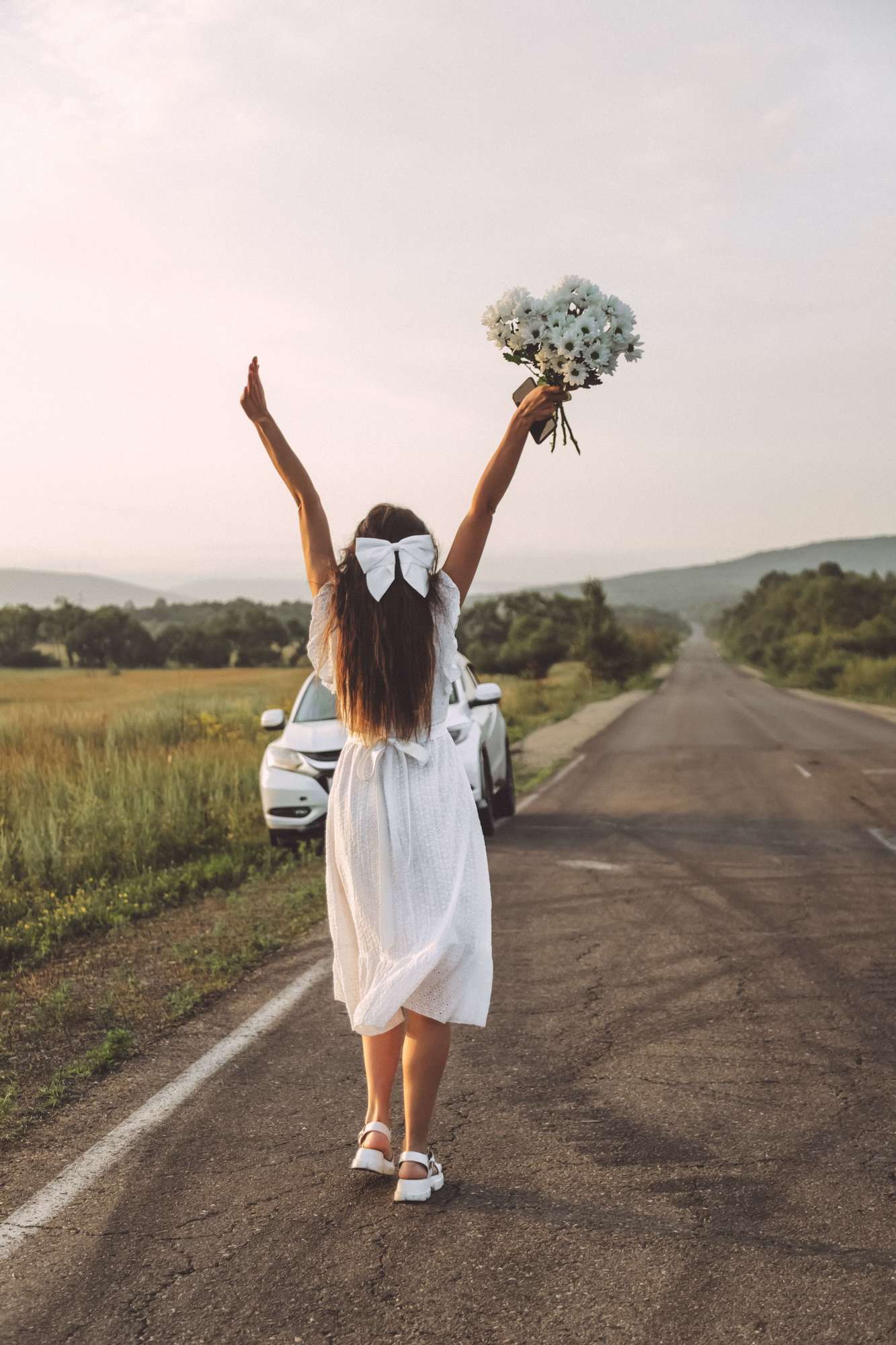 Хлопковое бохо платье с крылышками