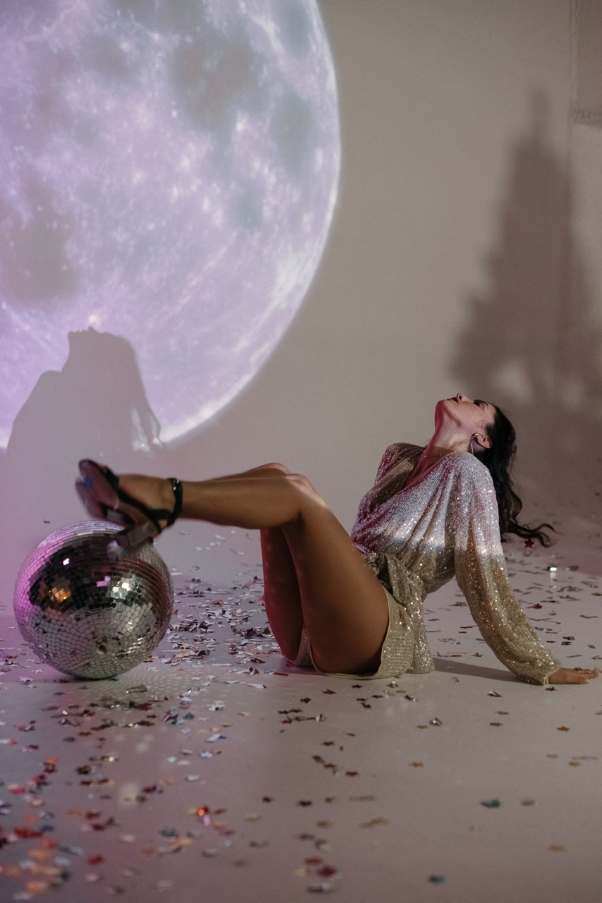 Золотой комбез в пайетку