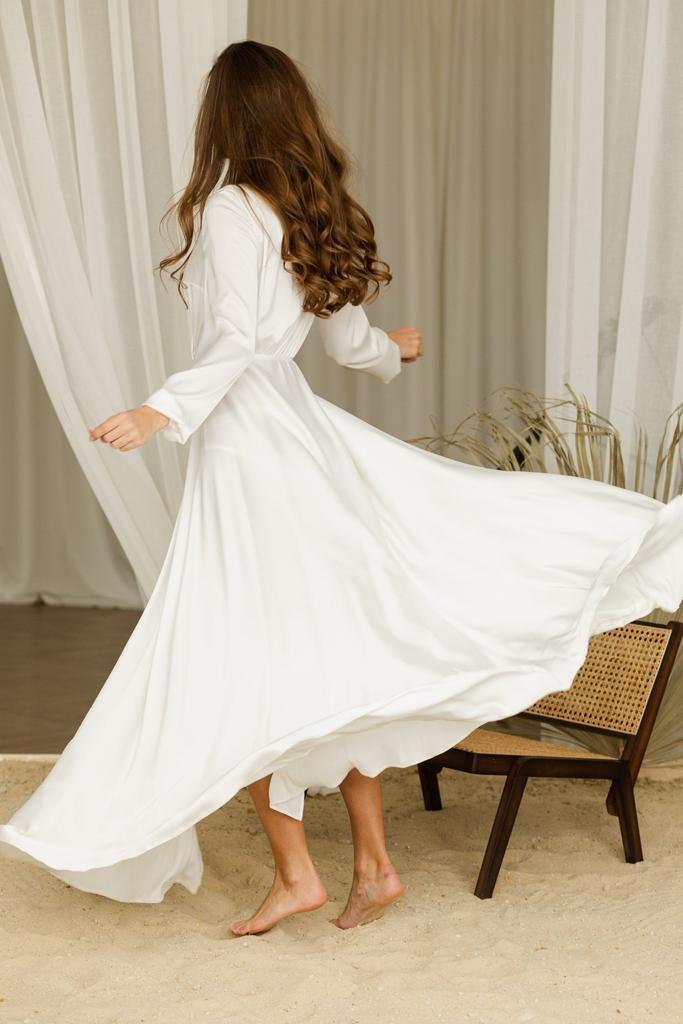 Будуарное платье амелио шелк