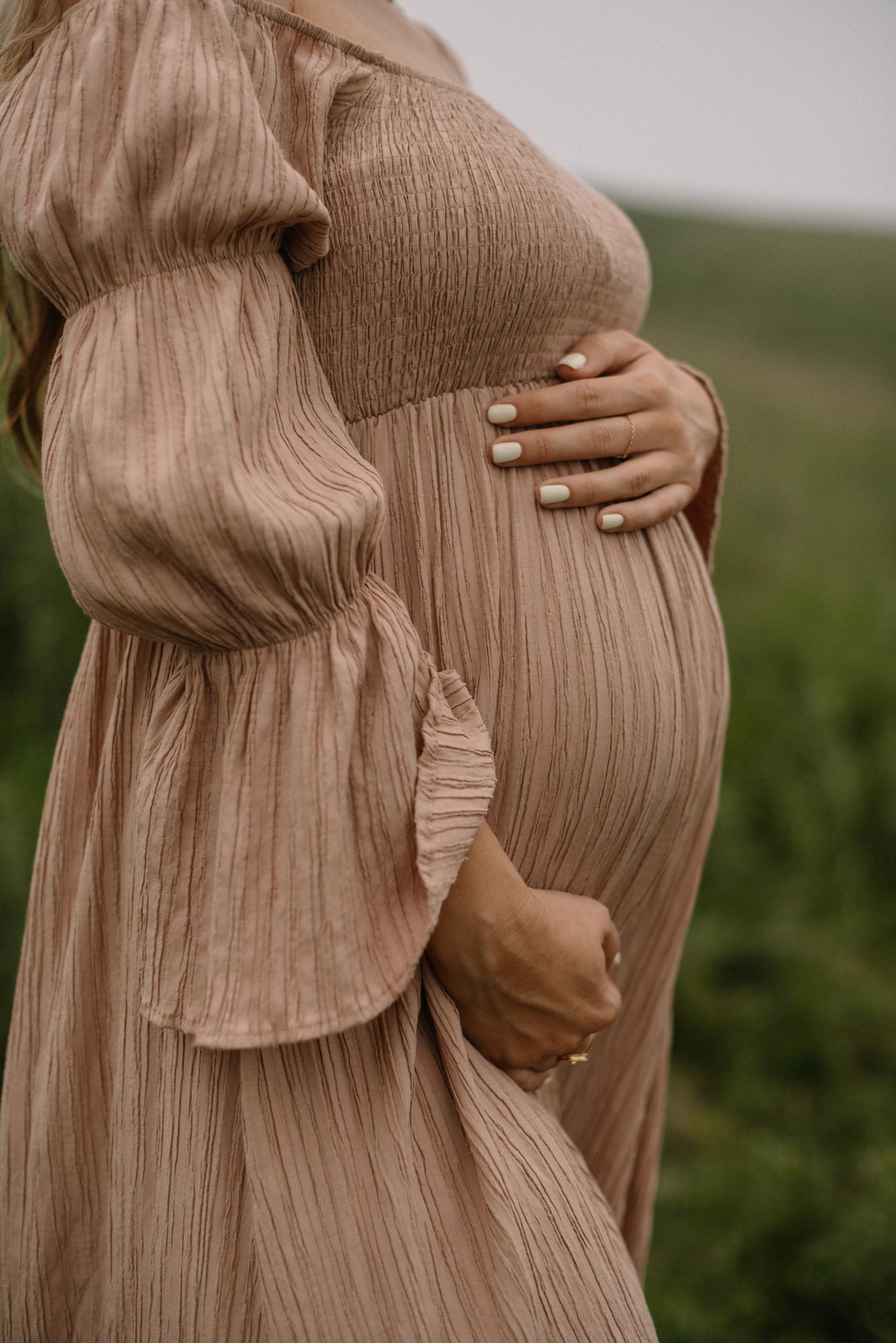 Платье миди в бохо стиле