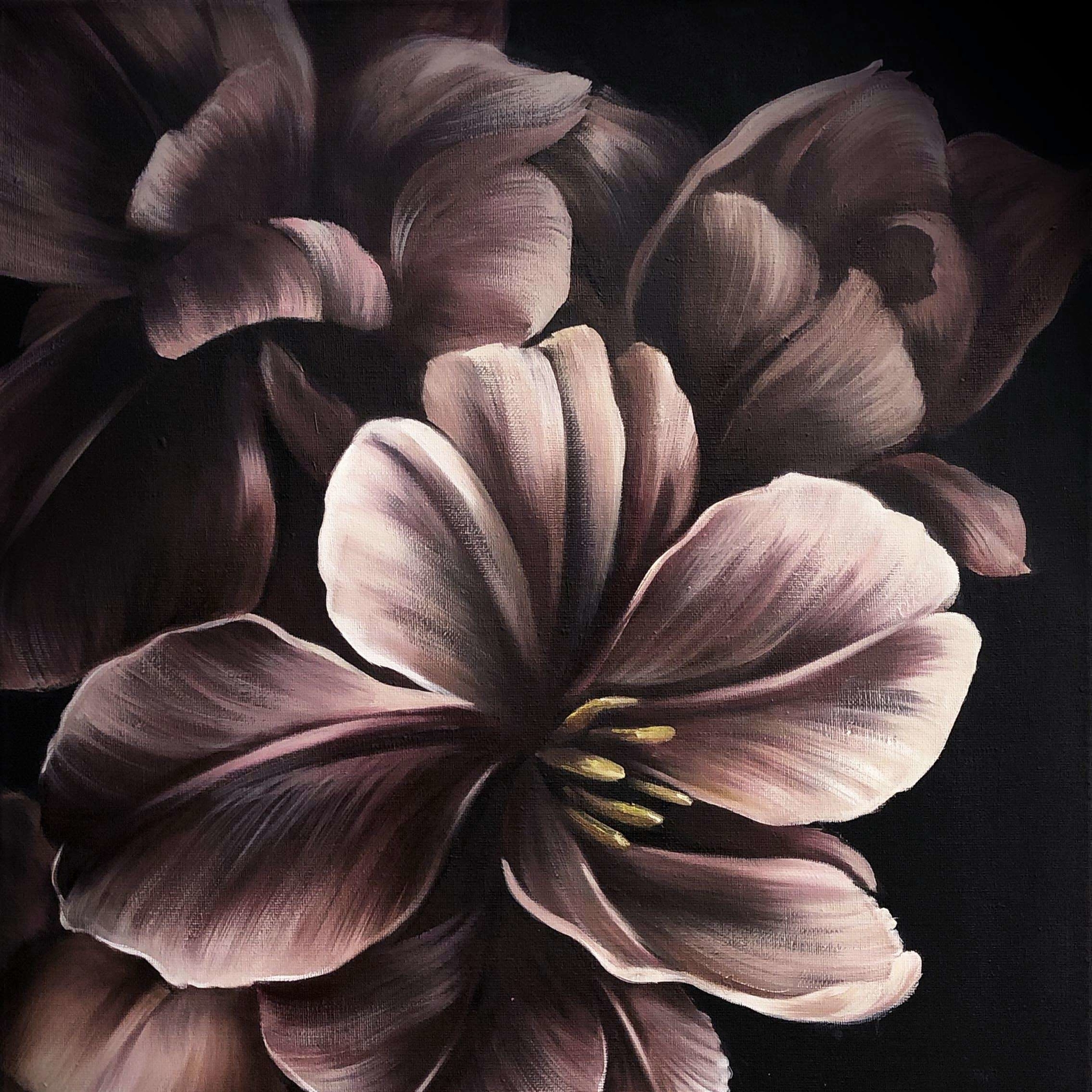 "Трюфельный тюльпан" маслом