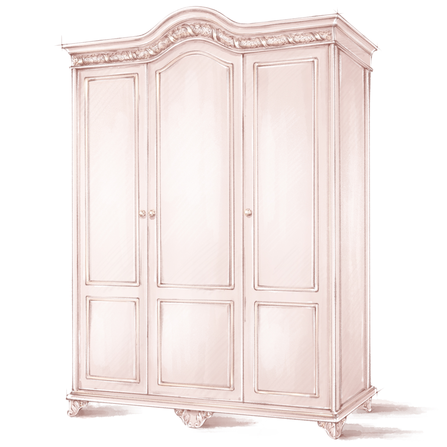 Шкаф для одежды "Saviano" 3 фасада SV-7