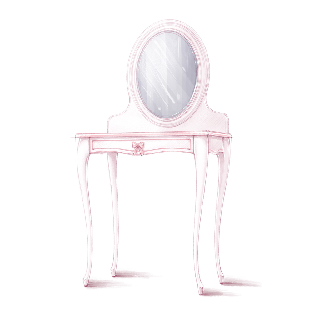 Туалетный столик с зеркалом "Princess" PR-17