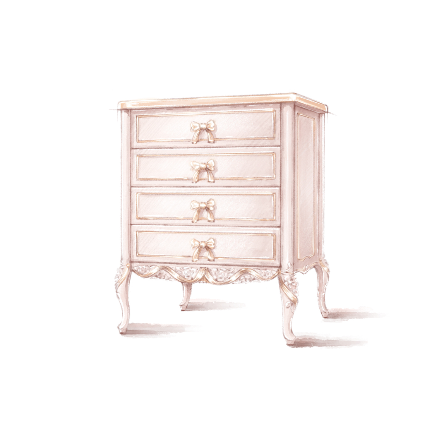 Комод "Saviano" малый, 4 ящика. SV-43