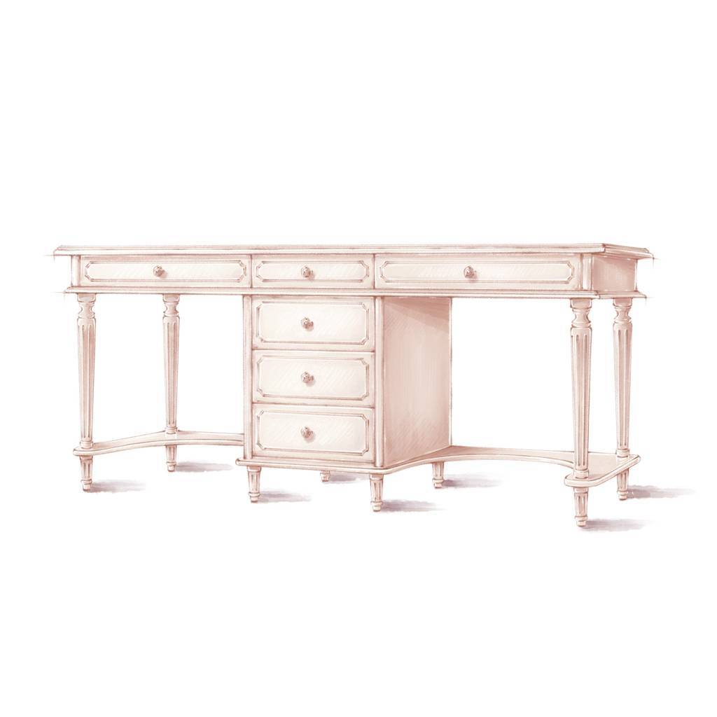 Стол письменный 2 рабочих места AR-45