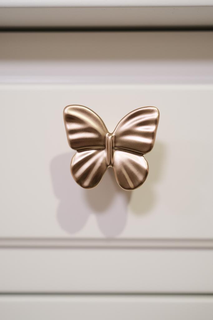 Ручка "Бабочка" (Розовое золото)