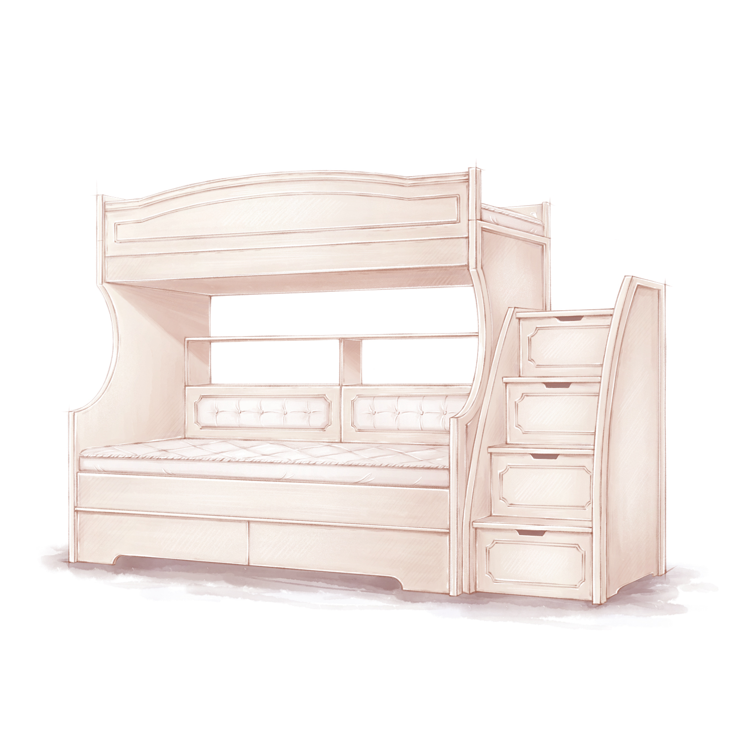 Двухъярусная кровать AR-24