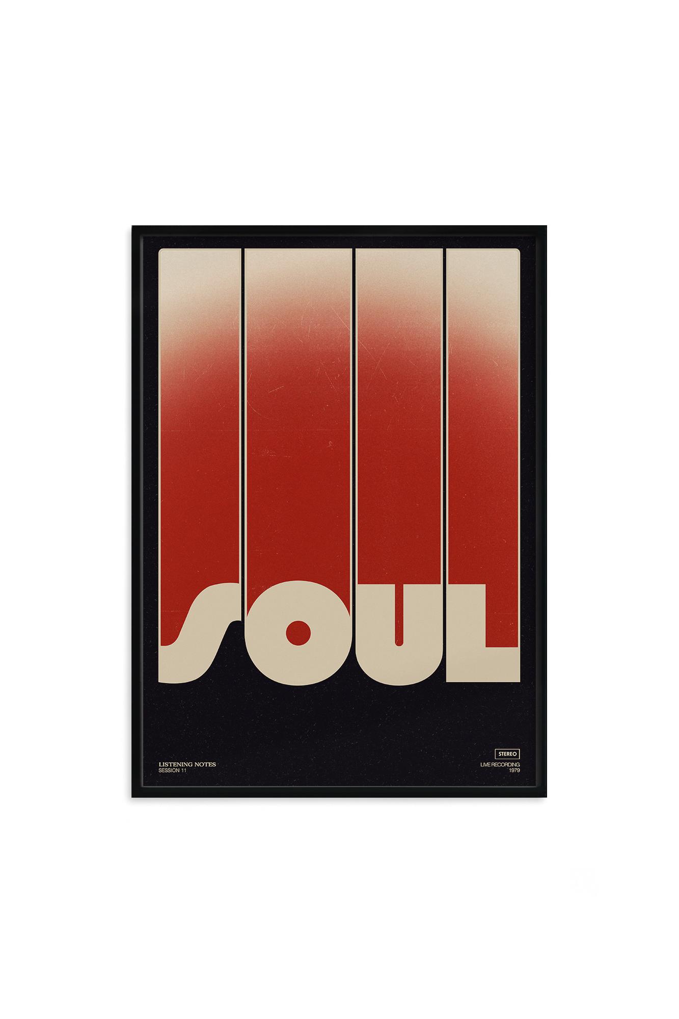Постер "SOUL" в раме